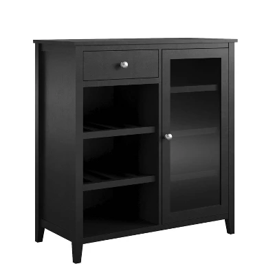 Cardensa Bar Cabinet Black - Room & Joy 7 Cardensa Bar Cabinet Black - Room & Joy - Image 5