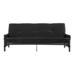 6" Mattress With Fairview Storage Futon Black - Room & Joy -Room & Joy GUEST a81afa06 0ae8 4eb9 8d30 dca457f69258