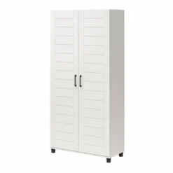 Portford 36" Wide 2 Door Shiplap Cabinet White - Room & Joy -Room & Joy GUEST a934fbc3 8b16 4fae 960d 18a135b2b444
