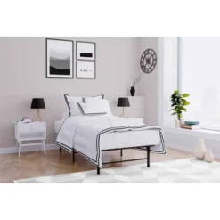 Room & Joy Twin Emmerson Metal Platform Bed & Mattress Foundation Black -Room & Joy GUEST abff7c39 8e31 40fd b93b fdea2f233146
