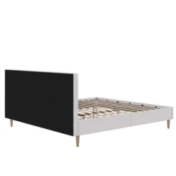 Venus Tufted Upholstered Bed Gray Linen - Room & Joy -Room & Joy GUEST ad295c76 07ea 45ef 8966 dce0440720f1