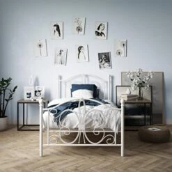 Twin Kids' Bombay Metal Bed White - Room & Joy -Room & Joy GUEST af02aa89 6960 4d98 911d 3c9504ccbb39