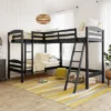 Twin Veronica Triple Wood Bunk Bed - Room & Joy -Room & Joy GUEST af61efb8 788a 40f3 bdb8 a53ff410bb92