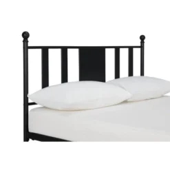 Lisa Contemporary Metal Bed Black - Room & Joy -Room & Joy GUEST afb69997 79c0 42b2 a736 3916a9adb735