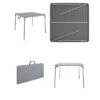 38.5" Fold In Half Multi-Purpose Card Table With Handle Gray - Room & Joy -Room & Joy GUEST afbbc4e2 e84a 4d76 a28e 140358a52249