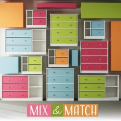 Elannie Avenue Wide Dresser With 3 Fabric Bins - Room & Joy -Room & Joy GUEST b266cc96 697d 4926 b4e5 bbd361557150