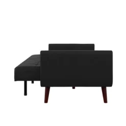 Fiore Modern Futon Faux Leather - Room & Joy -Room & Joy GUEST b2de2686 465a 4671 962c b2a336d7673b