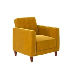 Isabella Tufted Accent Chair Mustard Yellow Velvet - Room & Joy 11 Isabella Tufted Accent Chair Mustard Yellow Velvet - Room & Joy -Room & Joy GUEST b6f73be8 8872 498d ac16 2e3b15f9ac06