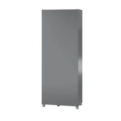 Cabell Tall Asymmetrical Cabinet Graphite Gray - Room & Joy -Room & Joy GUEST b75c64b5 eb7c 4af5 a169 624b1f147df7