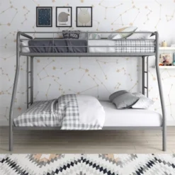 Twin Over Full Catalina Metal Bunk Bed - Room & Joy -Room & Joy GUEST b7ac7ea2 cb65 46fc 8292 7c24bd504bac