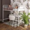 Twin Kaila Metal Loft Bed White - Room & Joy 2 Twin Kaila Metal Loft Bed White - Room & Joy -Room & Joy GUEST bd787b93 799b 4adc ad33 9f6ecea12c37