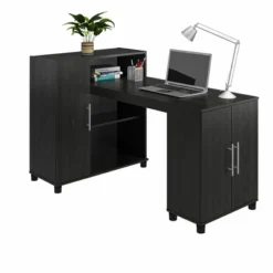 Cabell Hobby And Craft Desk With Storage Cabinet - Room & Joy -Room & Joy GUEST be25cffd 6e51 45f1 a672 7c80948b6c1d