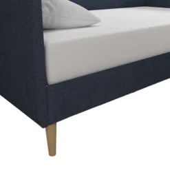 Fabio Mid Century Upholstered Daybed - Room & Joy -Room & Joy GUEST be96246b d416 4256 ad11 324b0660e3ed