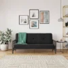 Full Anders Metal Arm Futon With 6" Microfiber Mattress - Room & Joy -Room & Joy GUEST c02ef60a 3078 4484 a94c 1c388670644b