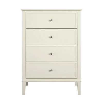 4 Drawer Durham Traditional Dresser White - Room & Joy 6 4 Drawer Durham Traditional Dresser White - Room & Joy - Image 4