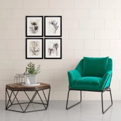 Alisa Velvet Accent Chair - Room & Joy -Room & Joy GUEST c0ef9ff4 c84c 495a ae5e 2964bc440b27