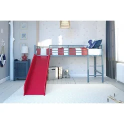 Kids' Melia Junior Metal Loft Bed With Slide - Room & Joy 12 Kids' Melia Junior Metal Loft Bed With Slide - Room & Joy -Room & Joy GUEST c2d820c6 6fe0 46c8 830a cc6e67463e87