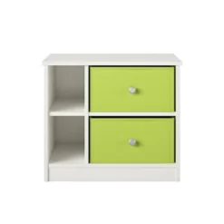 Elannie Avenue Nightstand With 2 Fabric Bins - Room & Joy -Room & Joy GUEST c2e78b1f 1998 4d45 9fc8 c47a534fa9e3