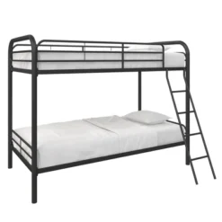 Twin Over Twin Evan Metal Bunk Bed - Room & Joy -Room & Joy GUEST c32fc4ac b227 4f9c b7d7 2e4b63bd4dad