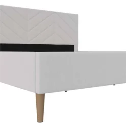 Venus Tufted Upholstered Bed Gray Linen - Room & Joy -Room & Joy GUEST c73fb026 641e 475f 81af f15eff7b1c53