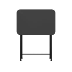 5pc Multi-Purpose Folding TV Tray Set Vinyl Top Black - Room & Joy -Room & Joy GUEST c834c399 021c 4b80 a743 1d22475a6121