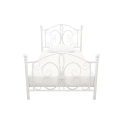 Twin Kids' Bombay Metal Bed White - Room & Joy -Room & Joy GUEST cba0f0b7 36a2 4cac ab89 5e05f9a36a30