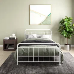 Bancroft Metal Bed - Room & Joy