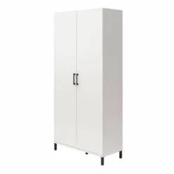 36" Vario 2 Door Wide Storage Cabinet White - Room & Joy -Room & Joy GUEST cfc7c140 2f55 4ced 8d8f f2c39bd15278