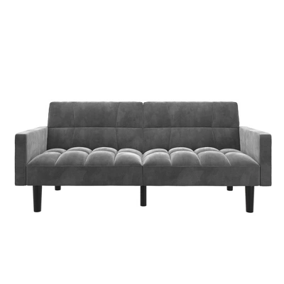 Holly Convertible Sofa Sleeper Futon With Arms - Room & Joy 14 Holly Convertible Sofa Sleeper Futon With Arms - Room & Joy - Image 12