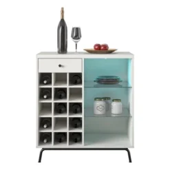 Hannaford Bar Cabinet White - Room & Joy -Room & Joy GUEST d36ac384 1401 4cd1 ac87 eba1d8a67d39