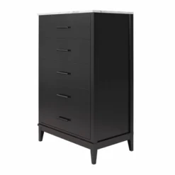 Morganfield Tall 5 Drawer Marble Top Dresser - Room & Joy -Room & Joy GUEST d520dc06 0490 4b5d 9e93 14052bace9d0