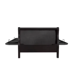 Full Chester Wood Arm Futon Frame With 8" Polyester Mattress - Room & Joy -Room & Joy GUEST d5e8479d ff9c 46bc 80cc 0b03d058e772 1