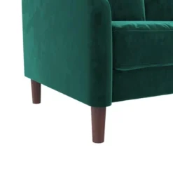Penny 2 Seater Loveseat Sofa Green Velvet - Room & Joy -Room & Joy GUEST d9ad2001 12e6 4ac2 8ca4 70b941d69ee4