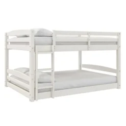 Full Over Full Alaina Floor Wood Bunk Bed - Room & Joy -Room & Joy GUEST db9d0628 f0c9 4c71 898a b2978a074531