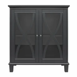 Catrin Accent Cabinet With Glass Doors - Room & Joy -Room & Joy GUEST de452d07 e528 4255 87fb 6663937d76ce