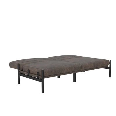 Ash Futon Distressed Faux Leather - Room & Joy 12 Ash Futon Distressed Faux Leather - Room & Joy - Image 10