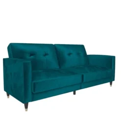 Eliza Pin Tufted Futon - Room & Joy -Room & Joy GUEST e76c7a99 d347 4be8 8eab cacb46519732