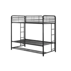 Twin Betony Bunk Bed With Storage Bins Black - Room & Joy -Room & Joy GUEST e7b8f6d8 9640 4b48 b5c7 9fe966c255dd