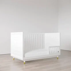 Room & Joy Rory Toddler Rail With Spindles - White -Room & Joy GUEST e889a8c0 bb77 4125 b986 e5e0c384e6ec