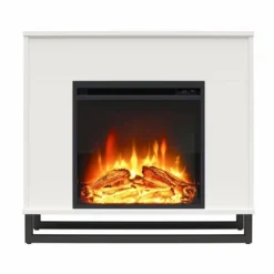 Faris Fireplace Mantel White - Room & Joy -Room & Joy GUEST eb115531 ecb8 4e37 b8c6 7bda68077812