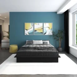 King Milania Faux Leather Upholstered Platform Bed - Room & Joy 14 King Milania Faux Leather Upholstered Platform Bed - Room & Joy -Room & Joy GUEST ec7cbd42 a75a 4b88 8e65 d356fa73a6cd