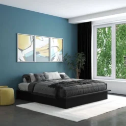 King Milania Faux Leather Upholstered Platform Bed - Room & Joy 15 King Milania Faux Leather Upholstered Platform Bed - Room & Joy -Room & Joy GUEST ec9a00fd 3efa 4ba0 9a0e 497c47fa00f1