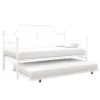 Twin Leila Metal Daybed And Trundle White - Room & Joy -Room & Joy GUEST ee5d3b5e 5ac4 44a5 b624 2673ffd62410