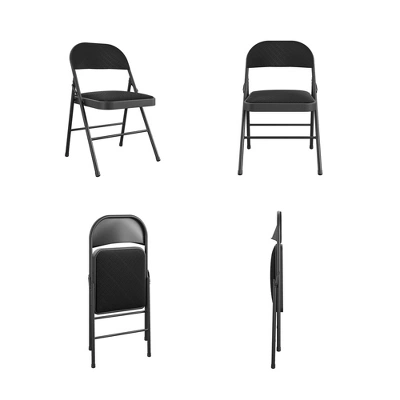 4pk Fabric Folding Chair - Room & Joy 4 4pk Fabric Folding Chair - Room & Joy - Image 2