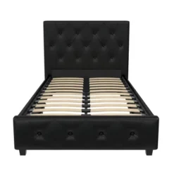 Dalia Tufted Faux Leather Bed - Room & Joy -Room & Joy GUEST ef3e1bf0 5718 4902 bb3a 0eaf9b1218fb