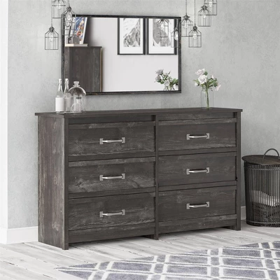 Dandrea 6 Drawer Dresser - Room & Joy 4 Dandrea 6 Drawer Dresser - Room & Joy - Image 2