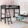 Twin Houston Kids' Wooden Loft Bed With Ladder - Room & Joy -Room & Joy GUEST f3c8e44b d779 42f8 8070 919c74d66be6