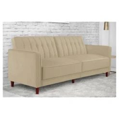 Isabella Tufted Transitional Futon - Room & Joy -Room & Joy GUEST f3e76482 3a90 48ee 9886 7e9db6208669