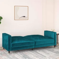 Eliza Pin Tufted Futon - Room & Joy -Room & Joy GUEST f7640043 f48c 471f 89af 72cd58330ff3