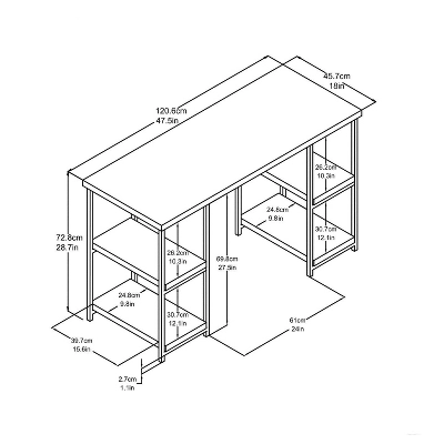 Arborview Double Pedestal Desk - Room & Joy 7 Arborview Double Pedestal Desk - Room & Joy - Image 5